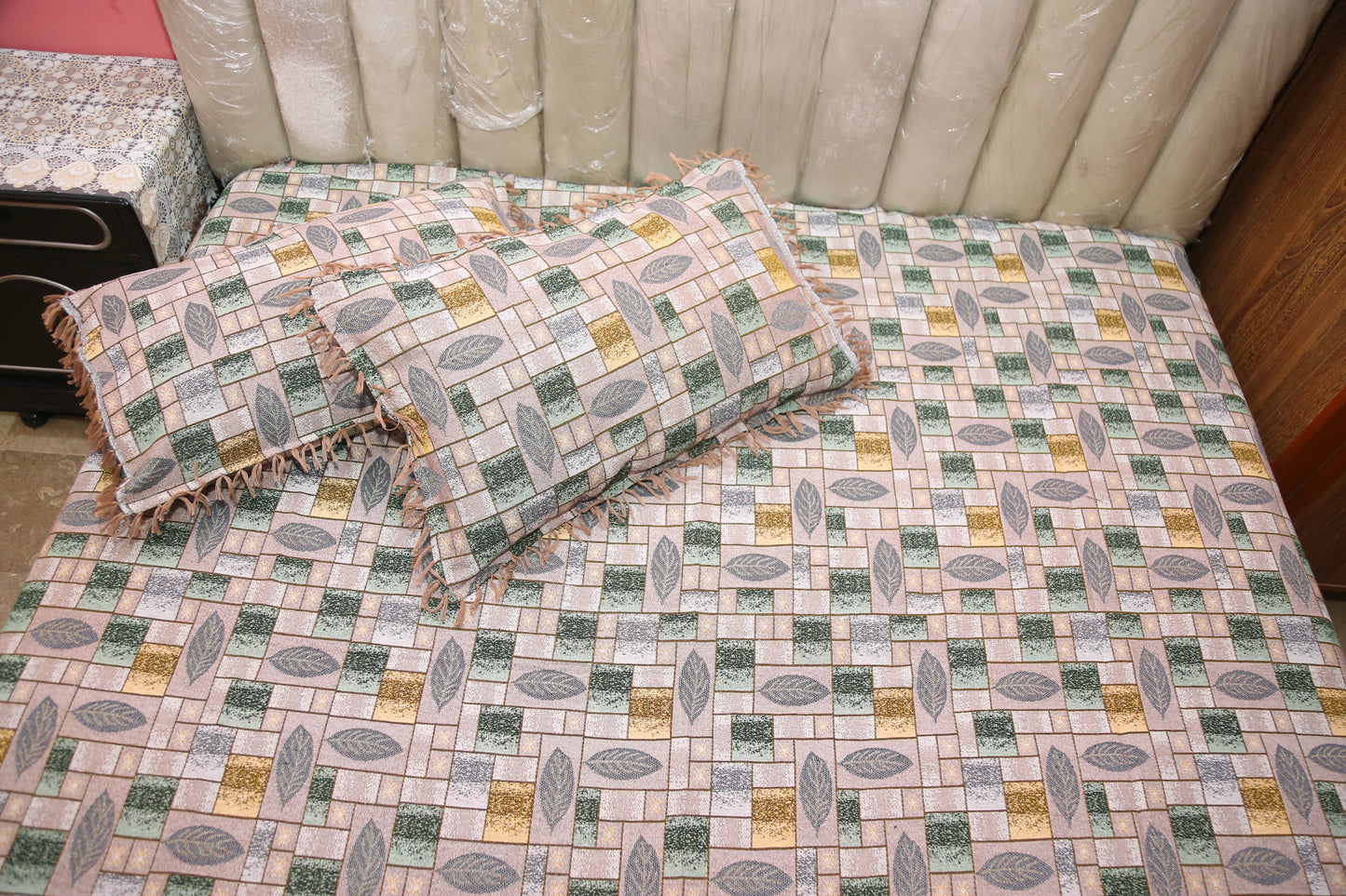 Modern Mosaic Multani Bedsheet