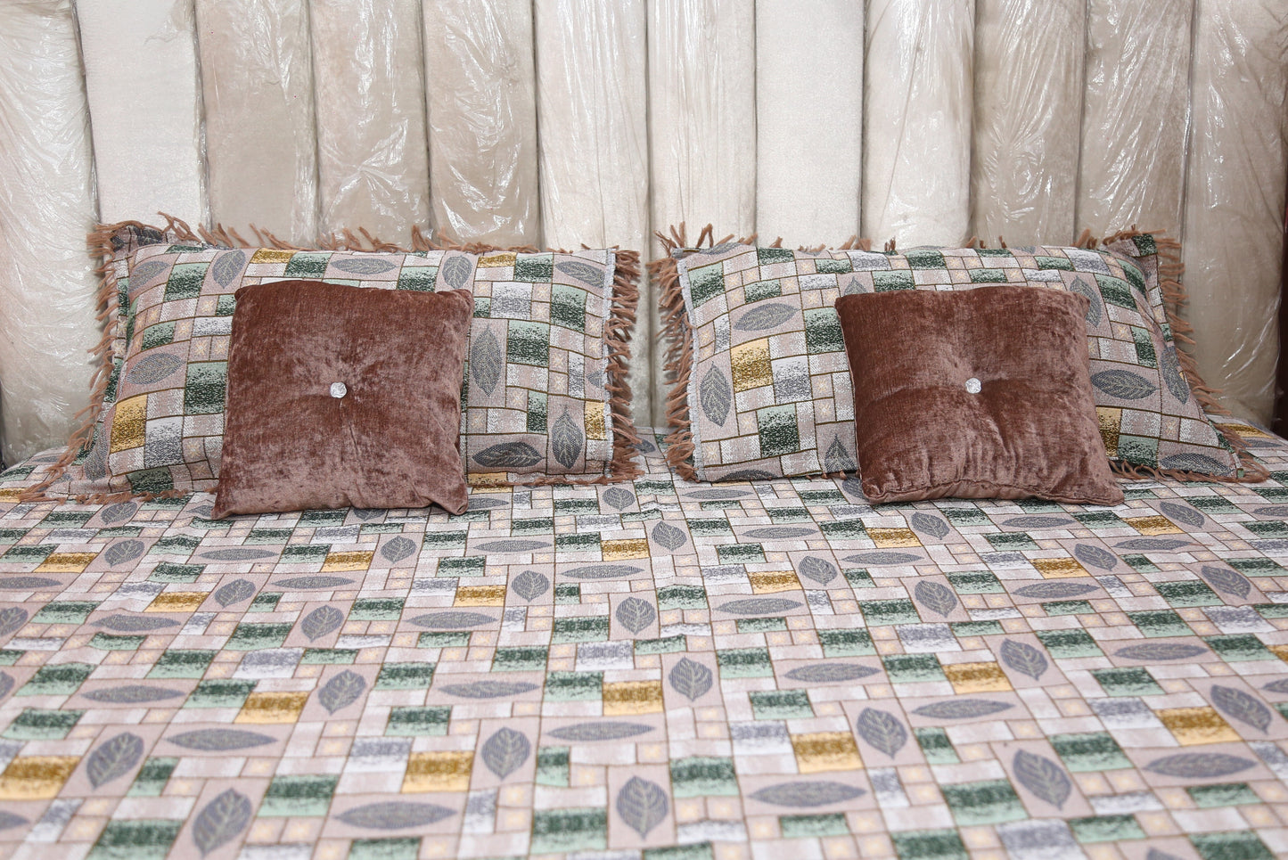 Modern Mosaic Multani Bedsheet